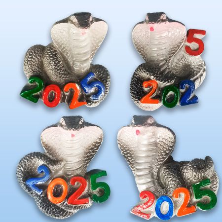 DL-DRL07701 Магнит, Darlens «Символ года», керамика, 50 мм, ассорти