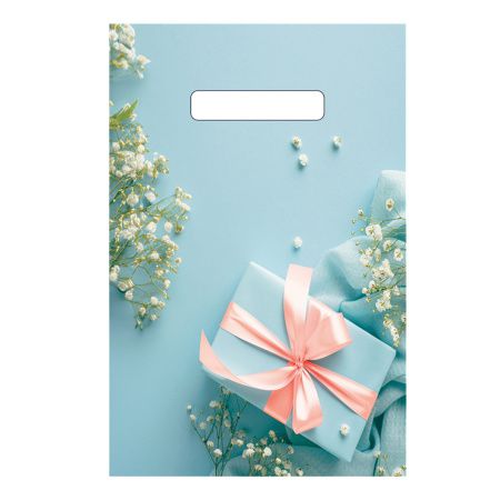 ВНР69146 Пакет подарочный, Артпласт «Голубая мечта», полиэтилен, 200х300 мм, 30 мкм, с вырубной