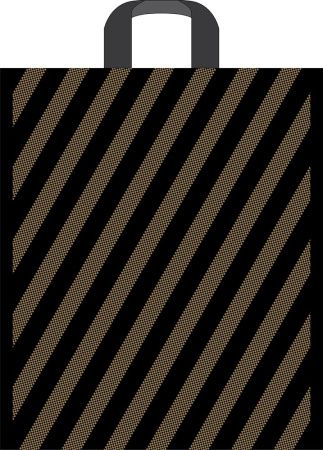 ПТЛ00642 Пакет подарочный, Артпласт «Полоса», полиэтилен, 380х450 мм, 45 мкм, с петлевой ручкой