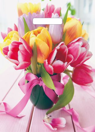 ВУР55134 Пакет подарочный, Артпласт «Сиеста», полиэтилен, 290х400 мм, 35 мкм, с вырубной ручкой