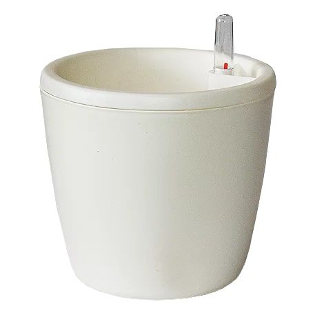 IG622111048 Горшок с автополивом InGreen Munchen с внутренней вставкой 3,4 л (белый, круглый), 5 л,