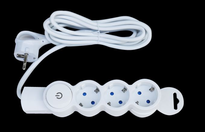 Сетевой удлинитель Спутник MI303 3*1,00м 4,5м 71585